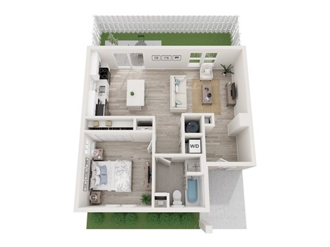 a bedroom floor plan of a 1 bedroom192 sq ft house
